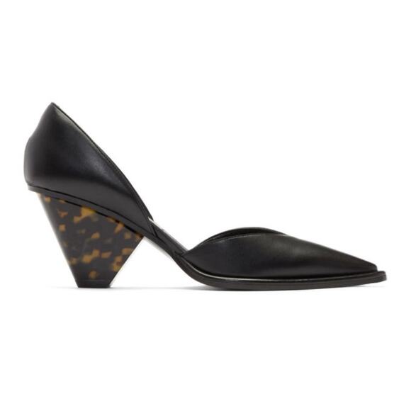 Stella McCartney D´Orsay Chunky Tortoiseshell Heels...